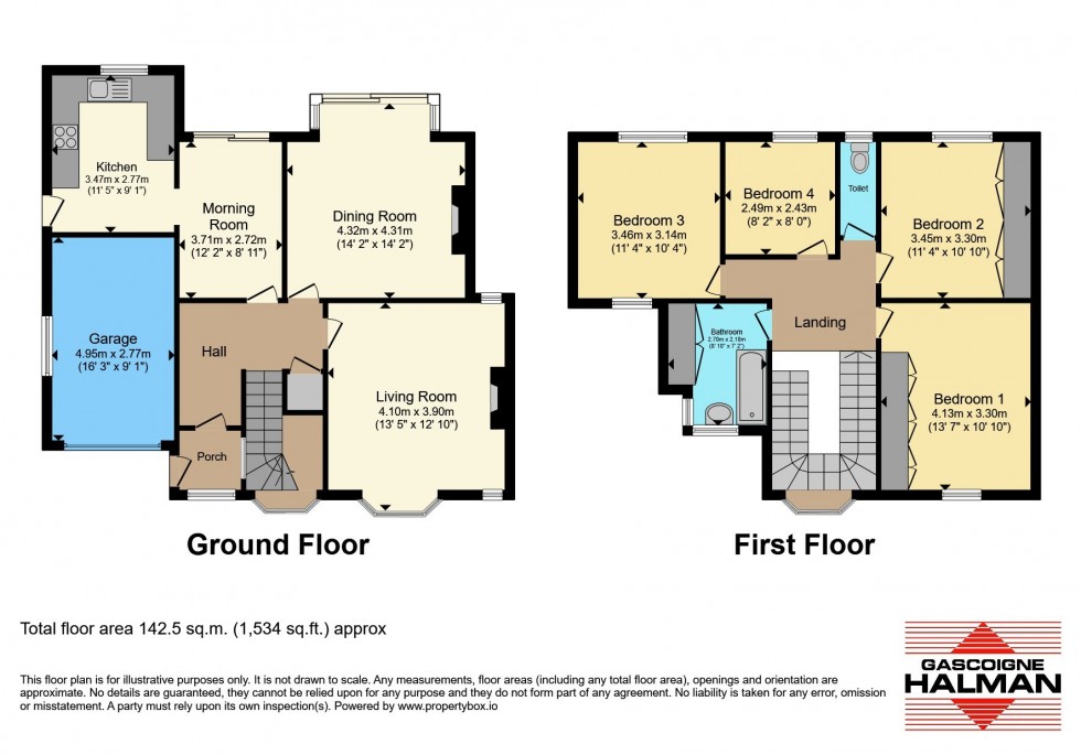 Floorplan for London Road, Appleton, Warrington