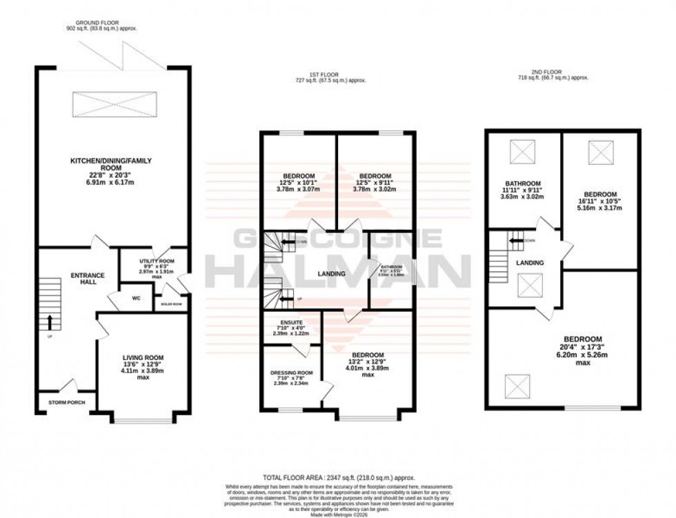 Floorplan for 11 Brooklands Crescent, Sale