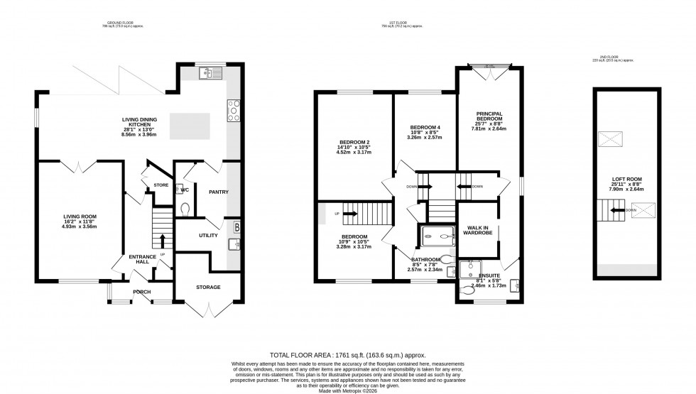 Floorplan for Arlington Crescent, Wilmslow
