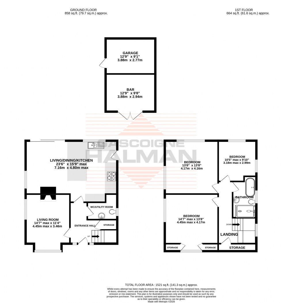 Floorplan for Windermere Avenue, Sale