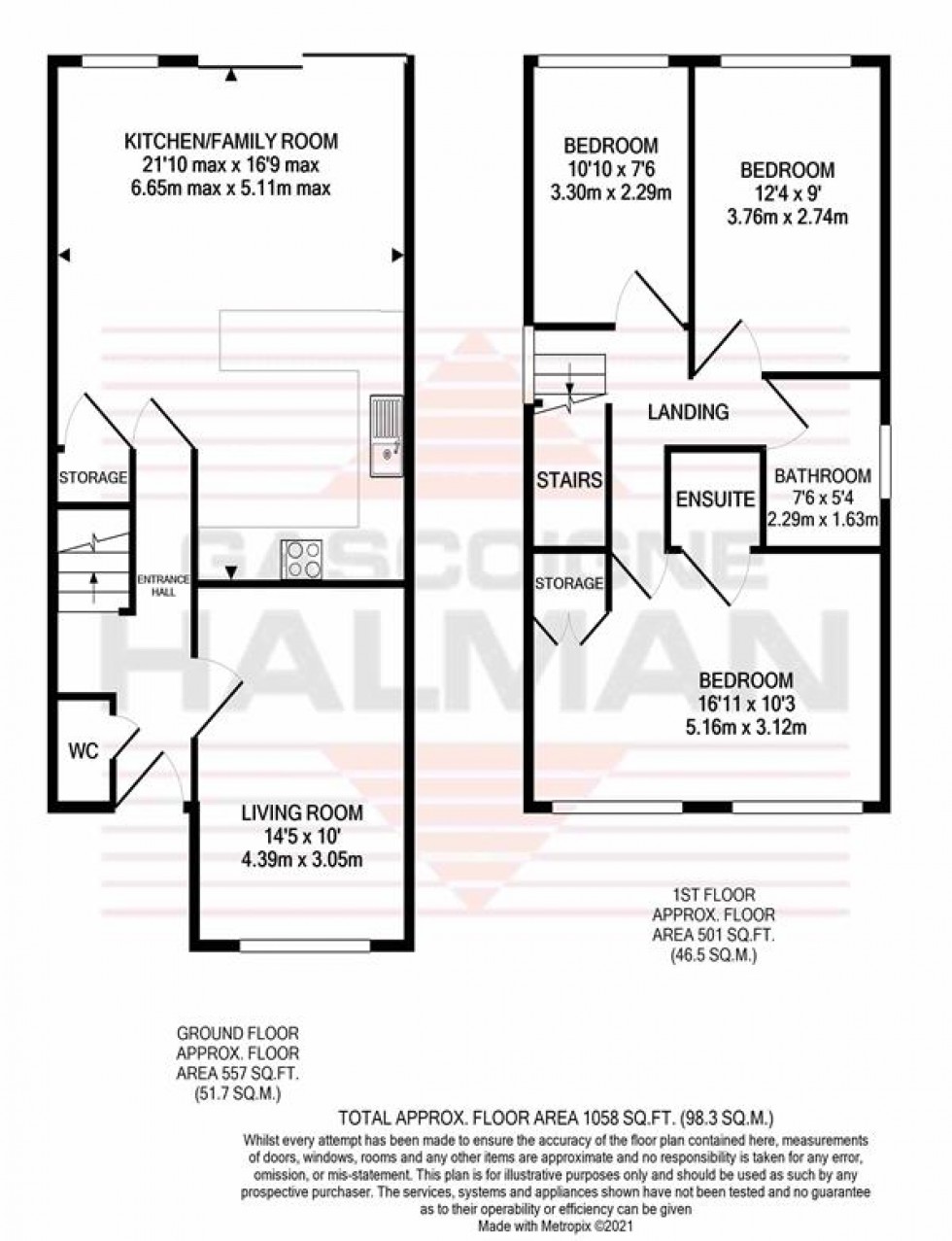 Floorplan for Grasmere Road, Gatley, Stockport