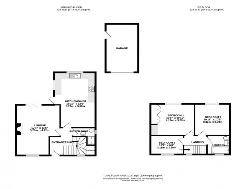 Floorplan for Picton Square, Holmes Chapel, Crewe