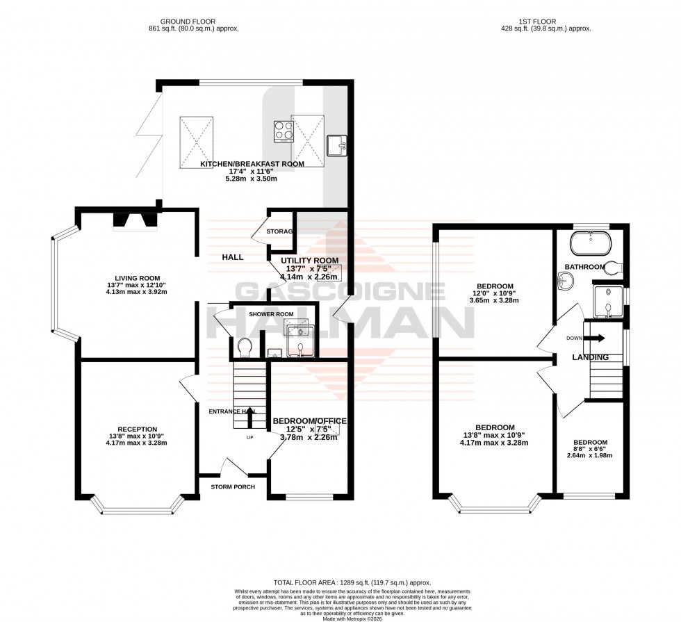 Floorplan for Kilvert Drive, Sale