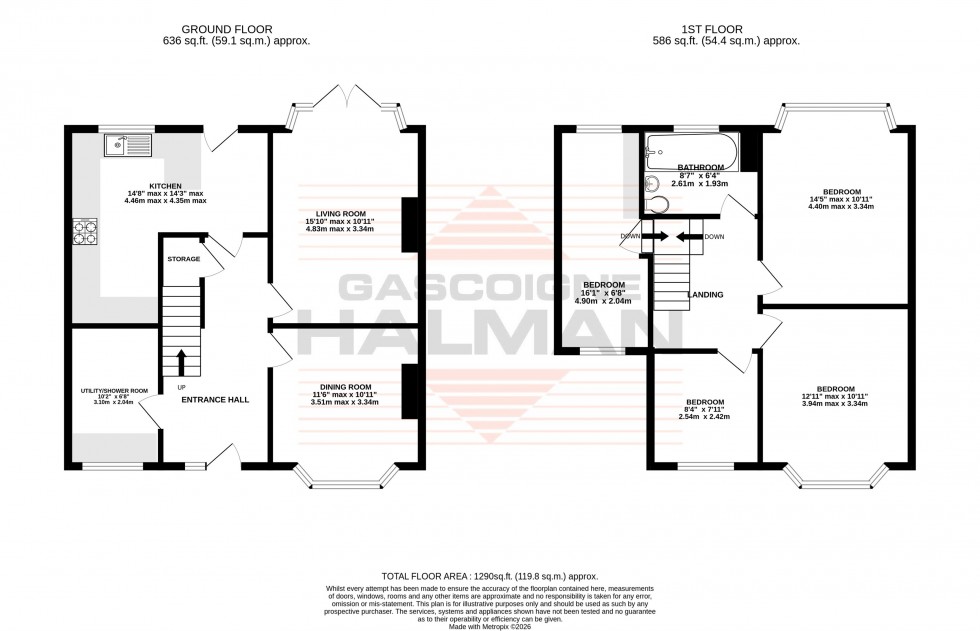 Floorplan for Arcadia Avenue, Sale