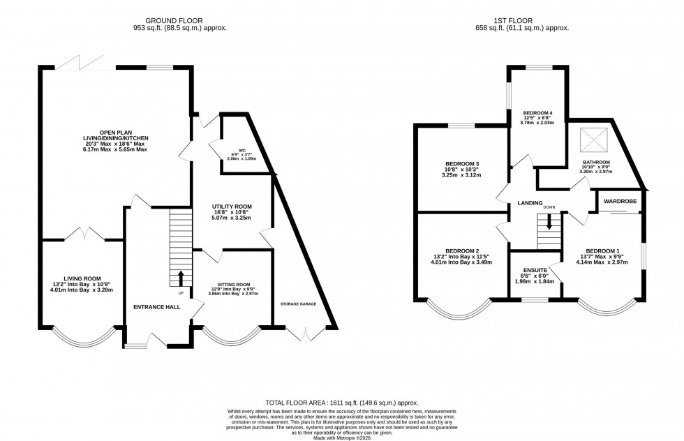 Floorplan for Dickens Lane, Poynton
