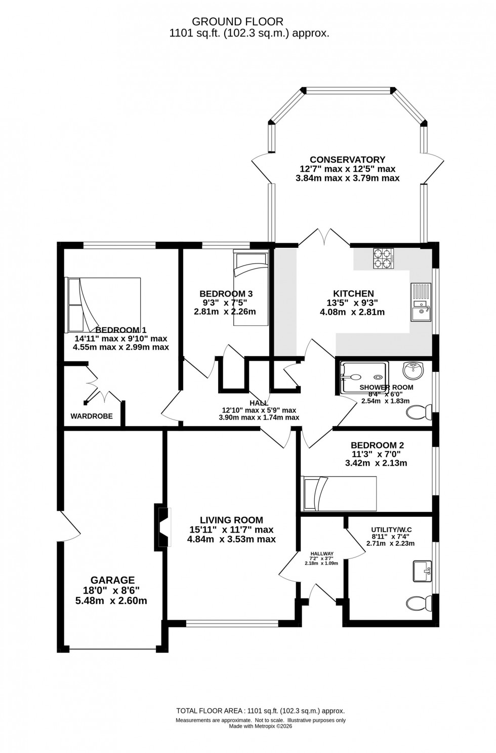 Floorplan for Beechwood, Knutsford