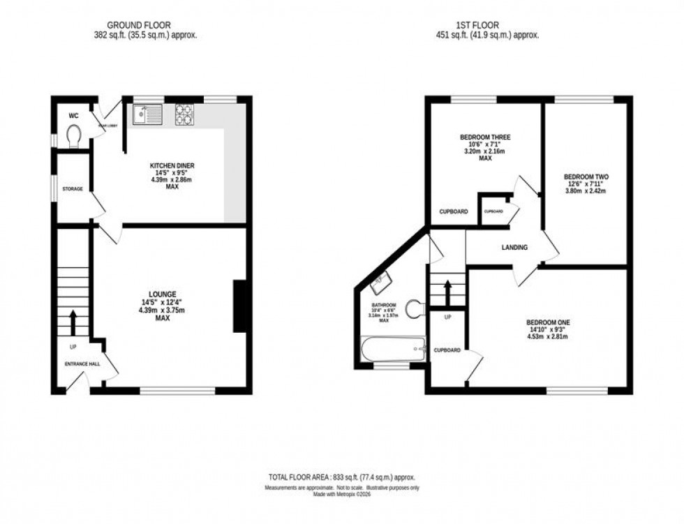 Floorplan for Furness Grove, Heaton Mersey