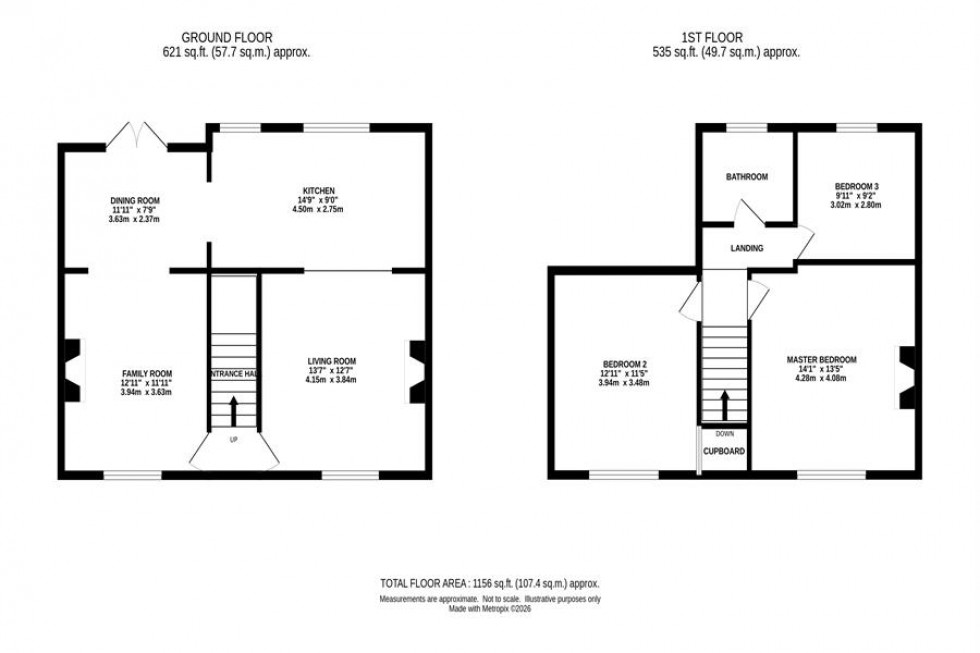 Floorplan for Bollington Road, Bollington, Macclesfield
