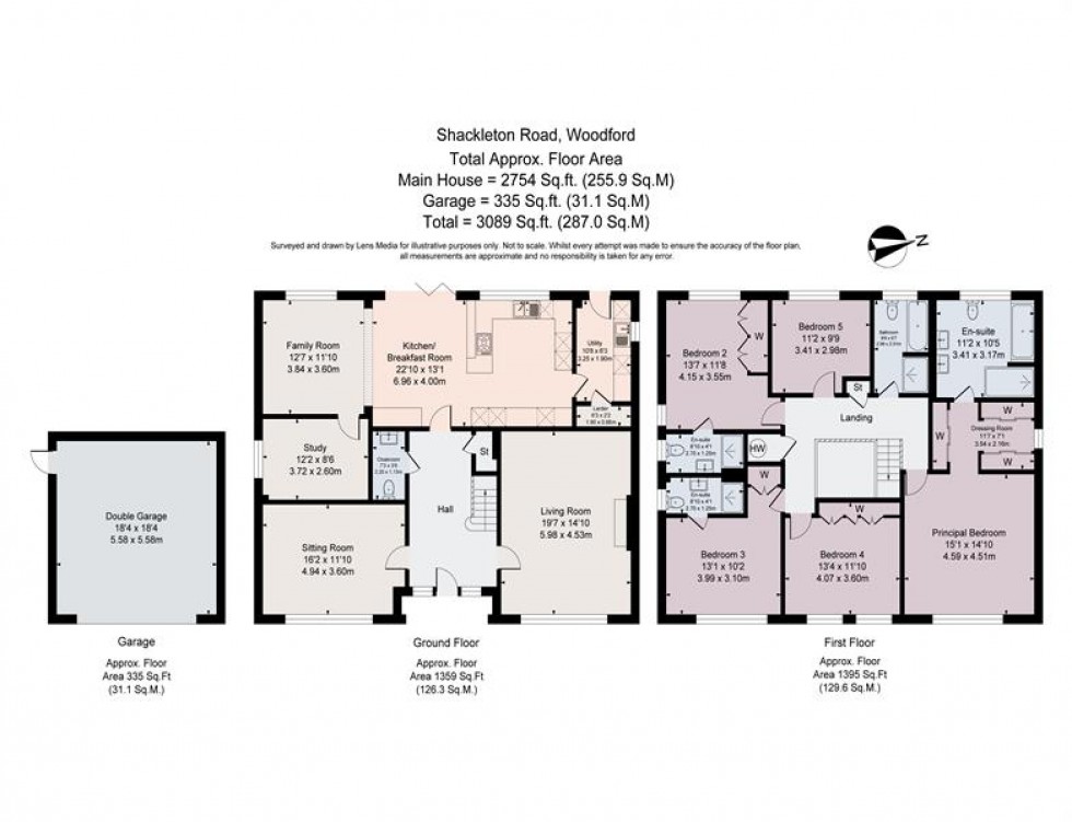 Floorplan for Shackleton Road, Woodford - A Prestigious Home with Substantial Planning 