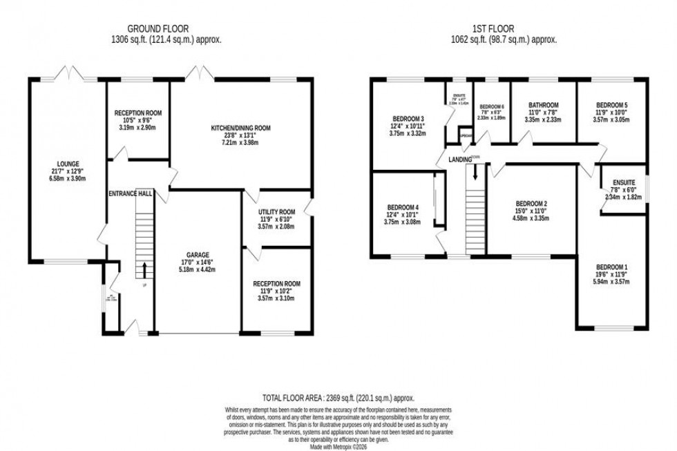 Floorplan for Malmesbury Close, Poynton