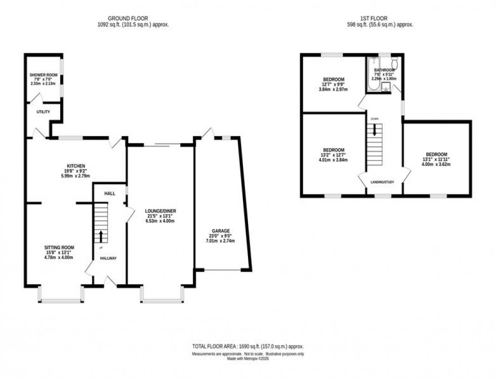 Floorplan for Greave, Romiley, Stockport