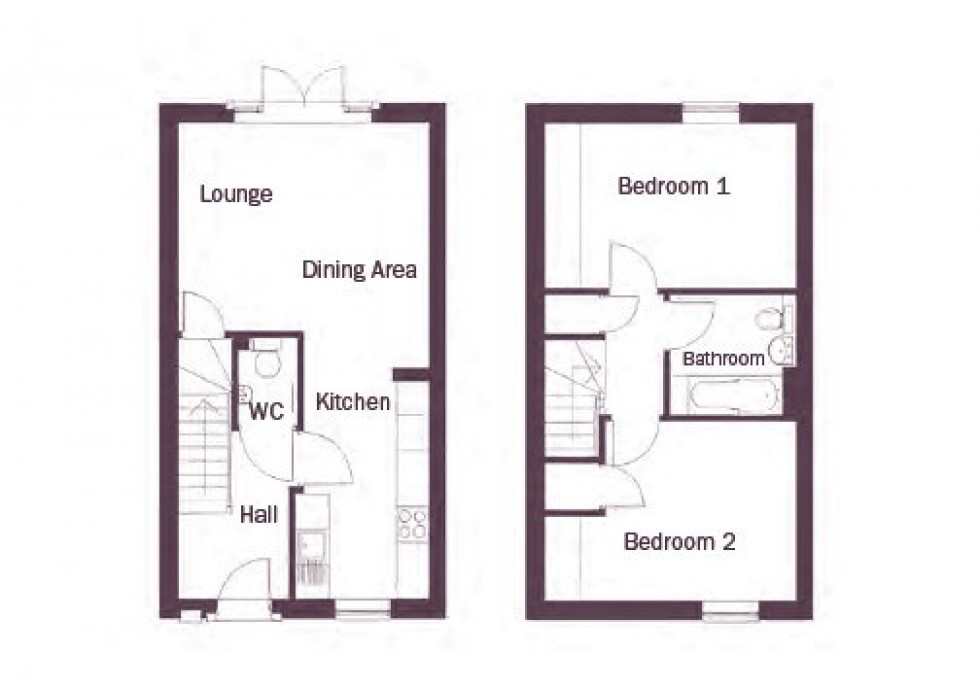 Floorplan for Etherow Grange, Glossop