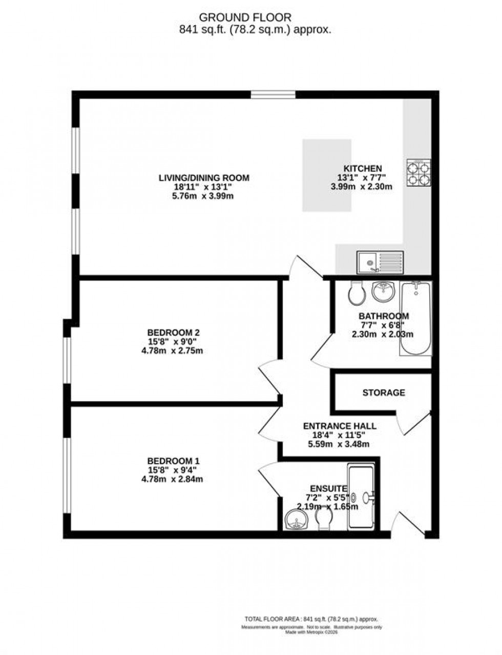 Floorplan for Toddbrook Close, West Didsbury