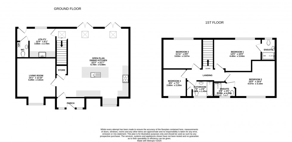 Floorplan for Bourne Street, Wilmslow