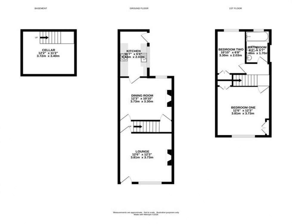 Floorplan for All Saints Road, Stockport