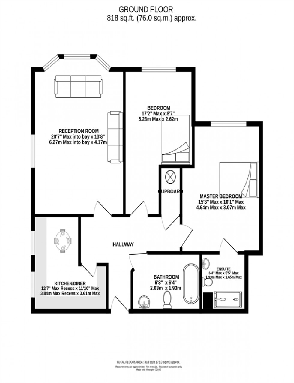 Floorplan for Wellington Road, Timperley, Altrincham