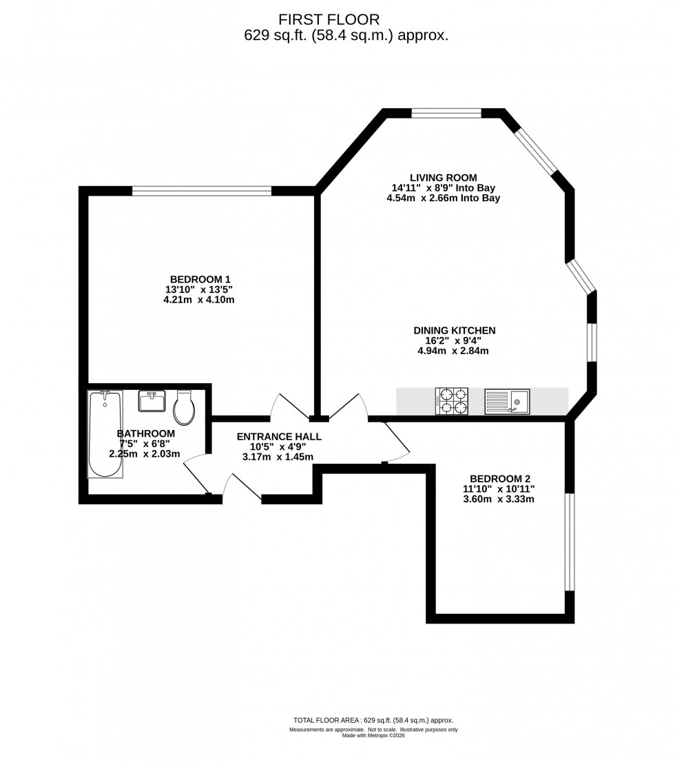 Floorplan for Lapwing Lane, West Didsbury