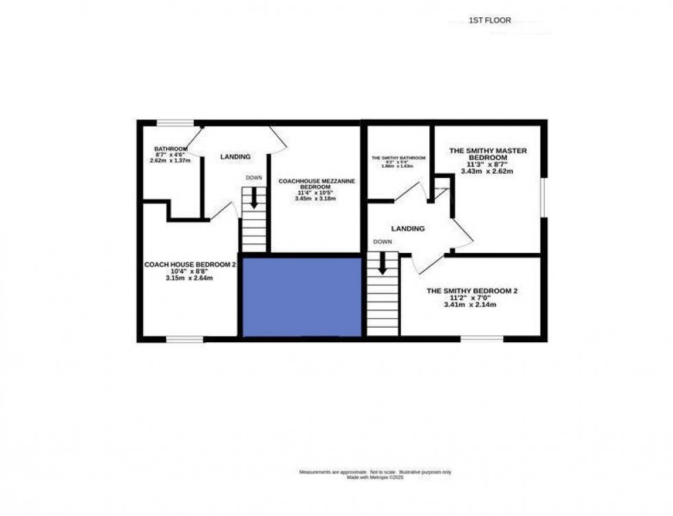 Floorplan for Paddock Barn Cottages, Upper Hulme, Leek