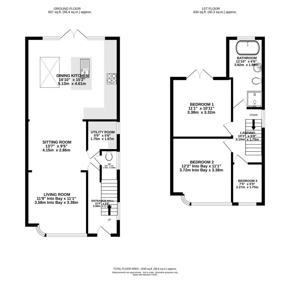 Floorplan for Riverton Road, East Didsbury