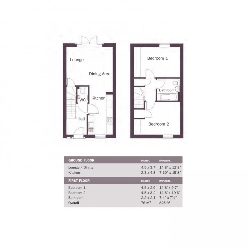 Floorplan for Etherow Grange, Glossop Road, Glossop