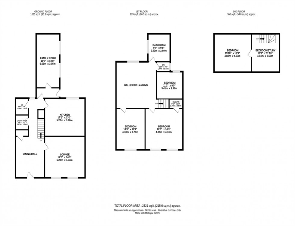Floorplan for Byrons Lane, Macclesfield