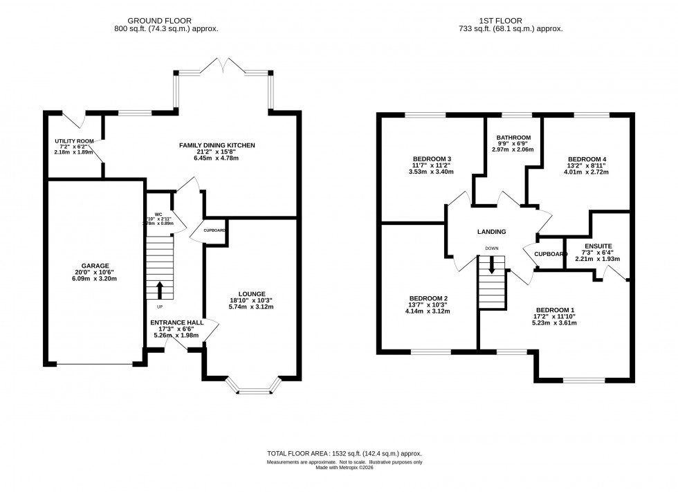 Floorplan for Meadow End Road, Chelford