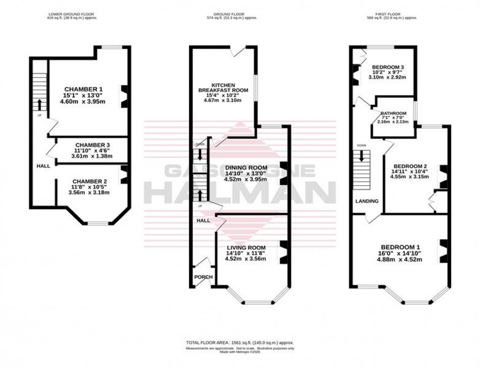 Floorplan for Kennerley Road, Davenport