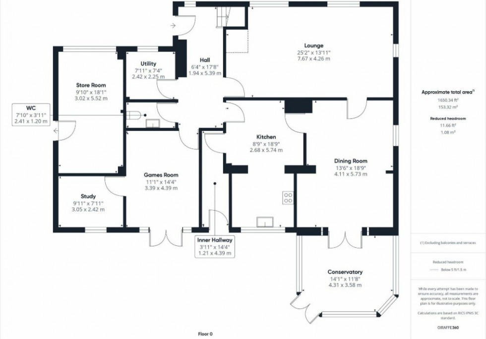 Floorplan for Grindley Bank, Mickle Trafford