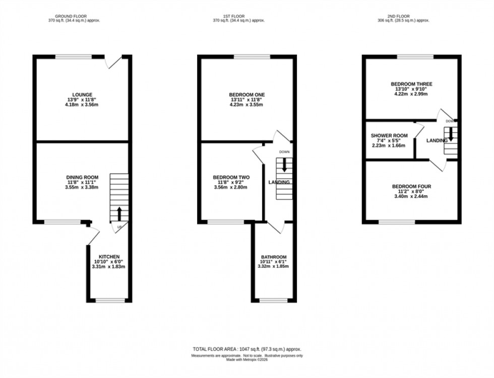 Floorplan for Bond Street, Macclesfield