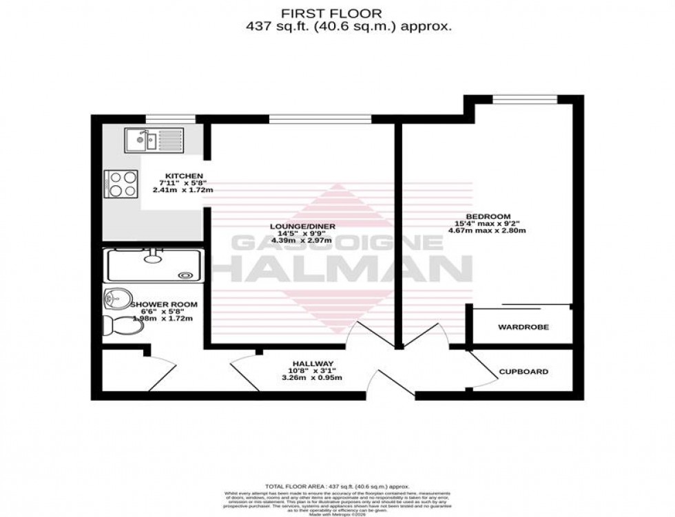 Floorplan for Patterdale, Boundary Court, Gatley Road, Cheadle