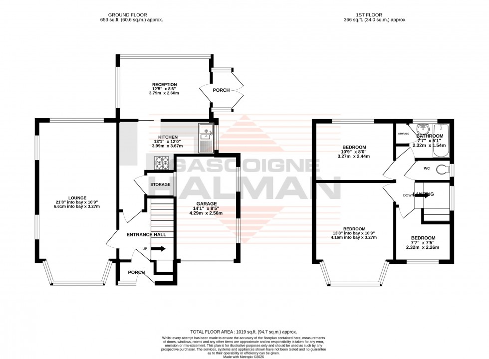 Floorplan for Newlyn Drive, Sale