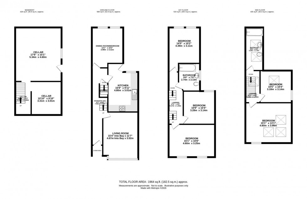 Floorplan for Brundretts Road, Chorlton