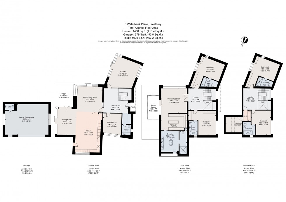 Floorplan for Waterbank Place, Prestbury, Macclesfield