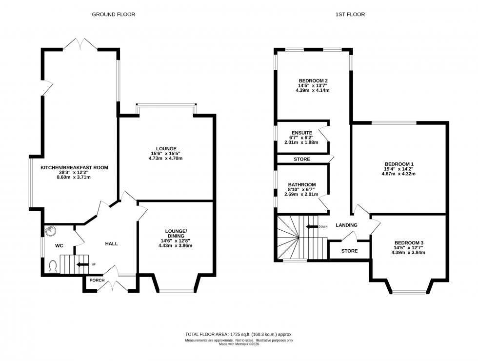 Floorplan for Longhurst Lane, Mellor, Stockport
