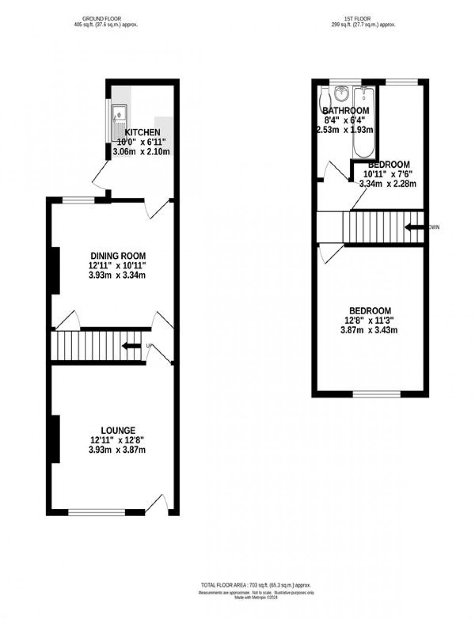 Floorplan for Burton Street, Stockport