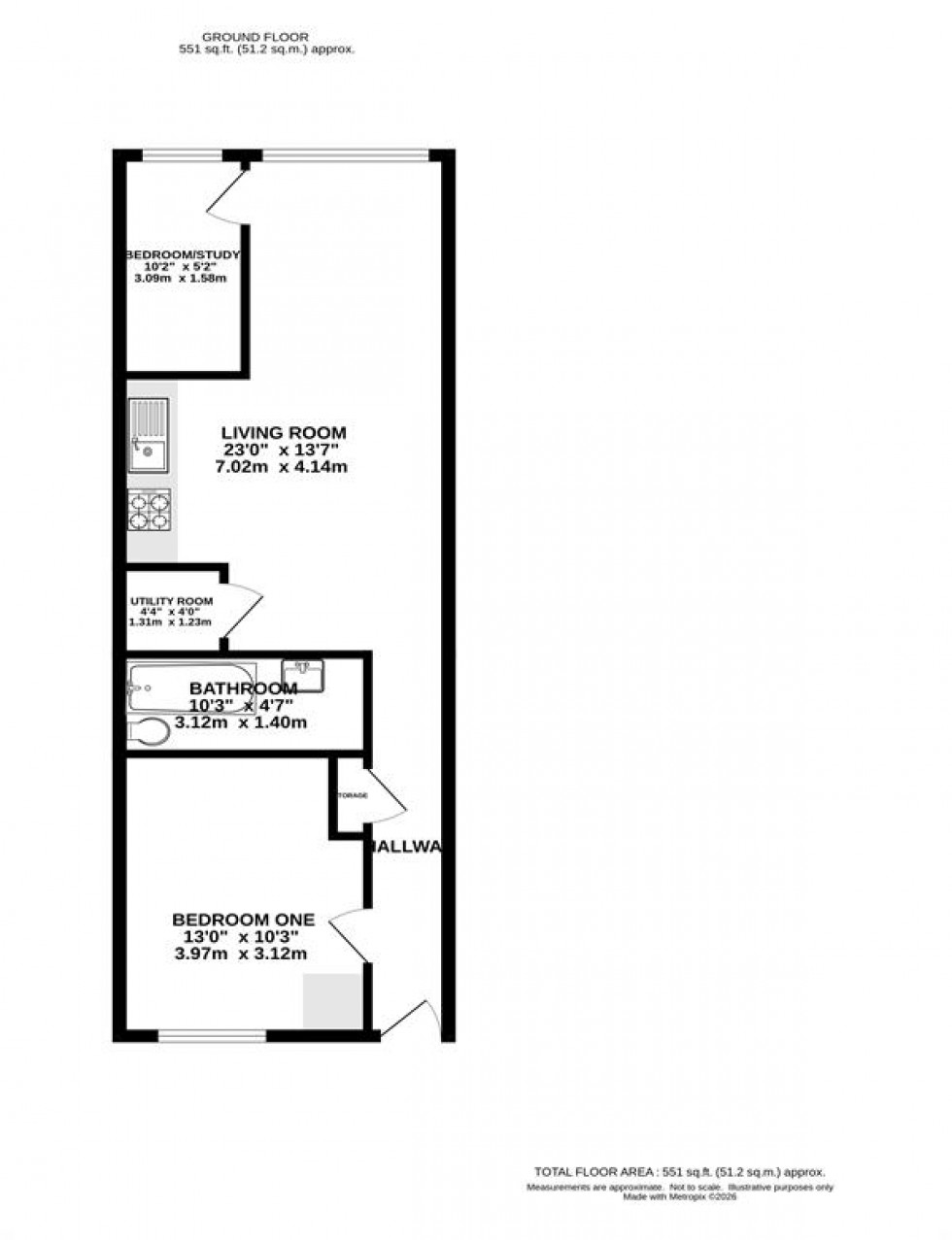 Floorplan for 117, Elisabeth Gardens, Stockport