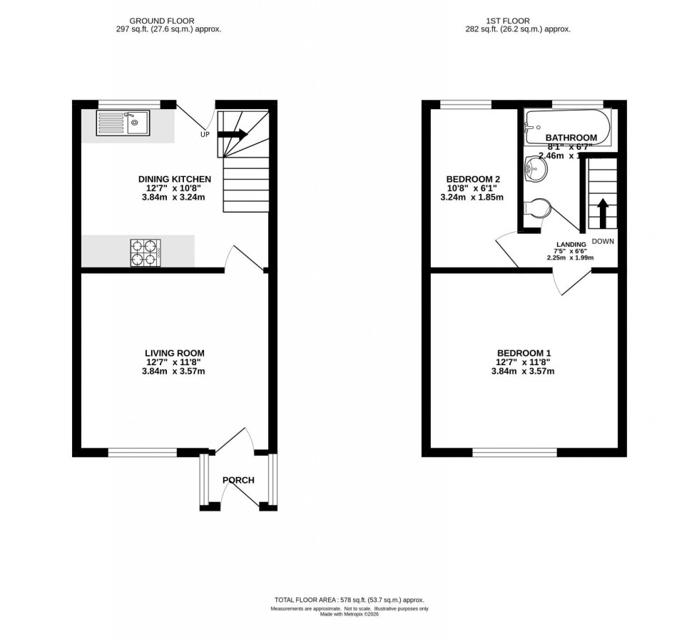 Floorplan for Ladysmith Road, Didsbury