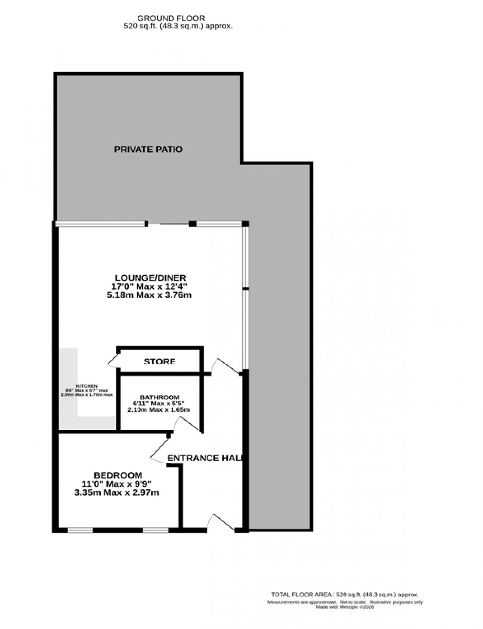 Floorplan for Woodfield Road, Altrincham