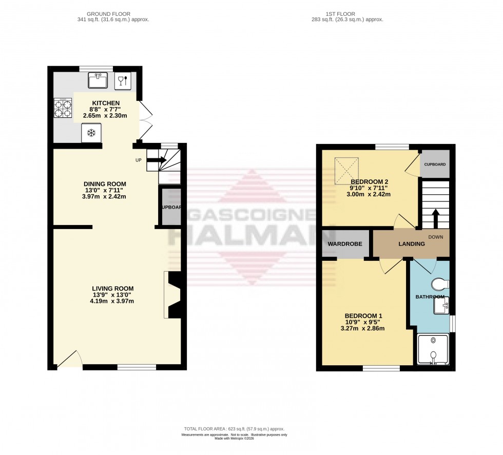 Floorplan for Padfield Main Road, Padfield, Glossop