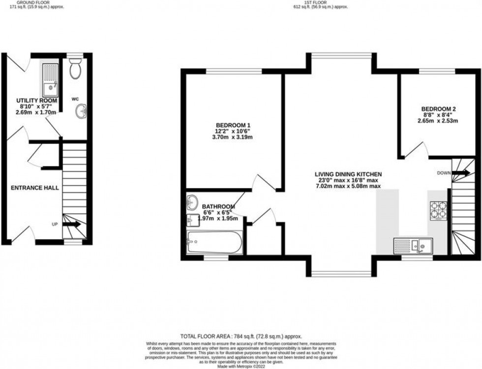 Floorplan for The Shambles, Knutsford