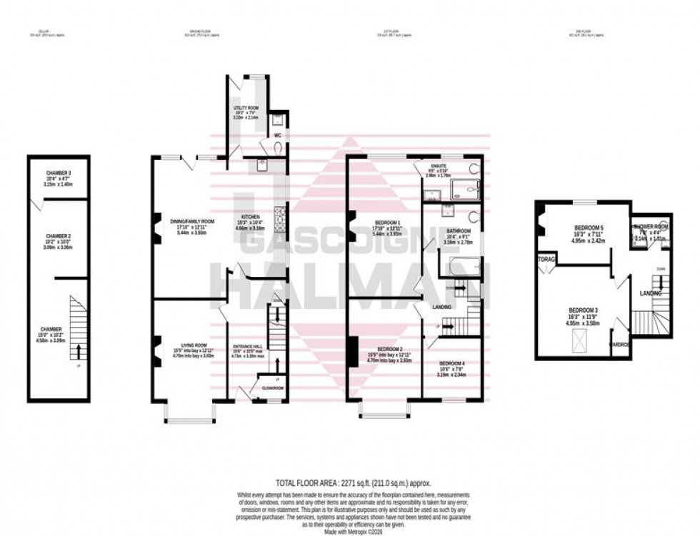 Floorplan for Roseneath, Edgeley Road, Edgeley, Stockport