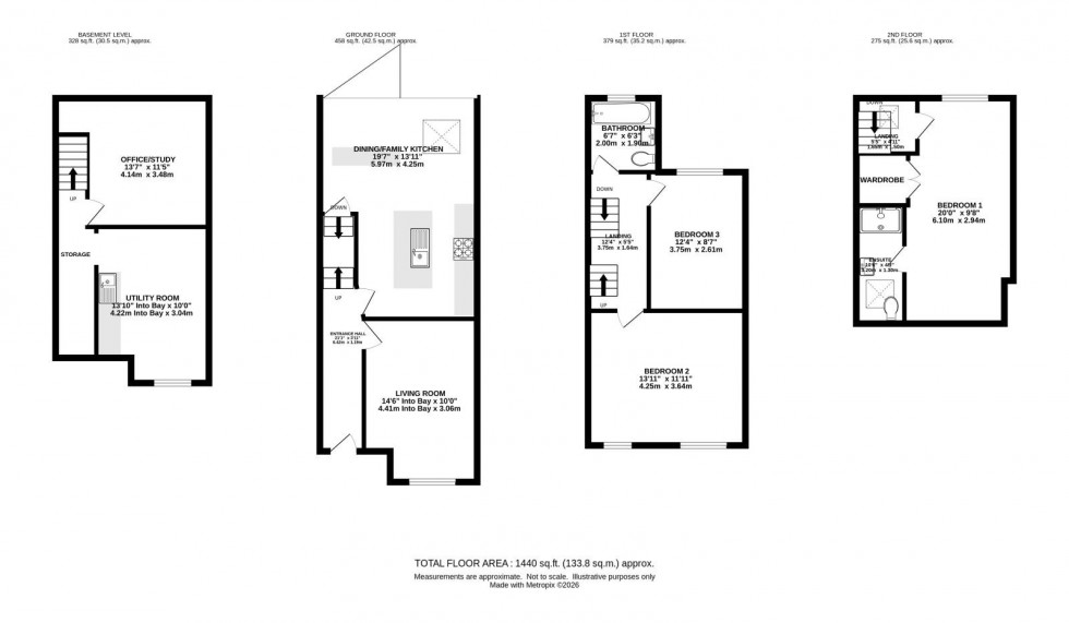 Floorplan for Leopold Avenue, West Didsbury