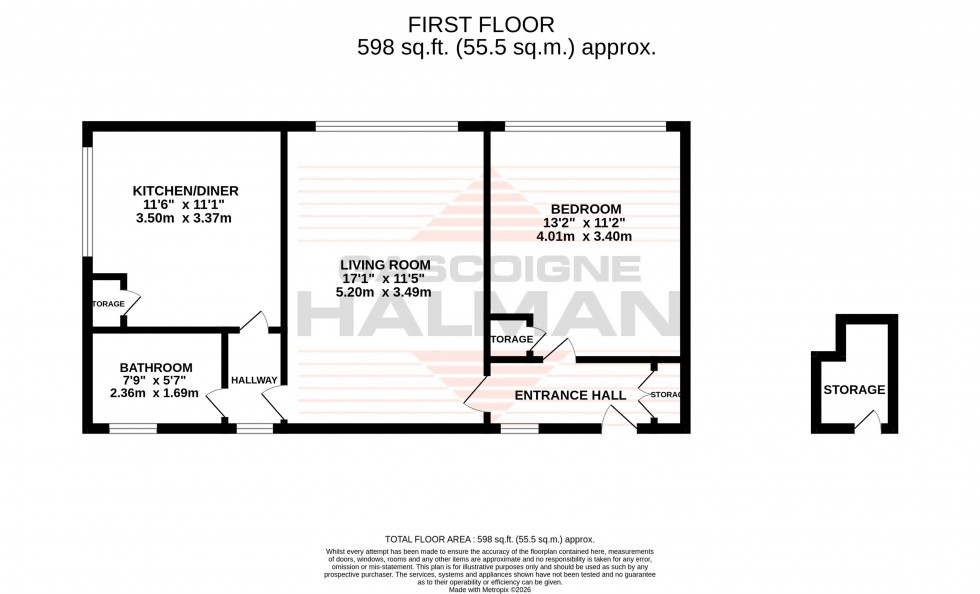 Floorplan for Grosvenor House, Grosvenor Square, Sale