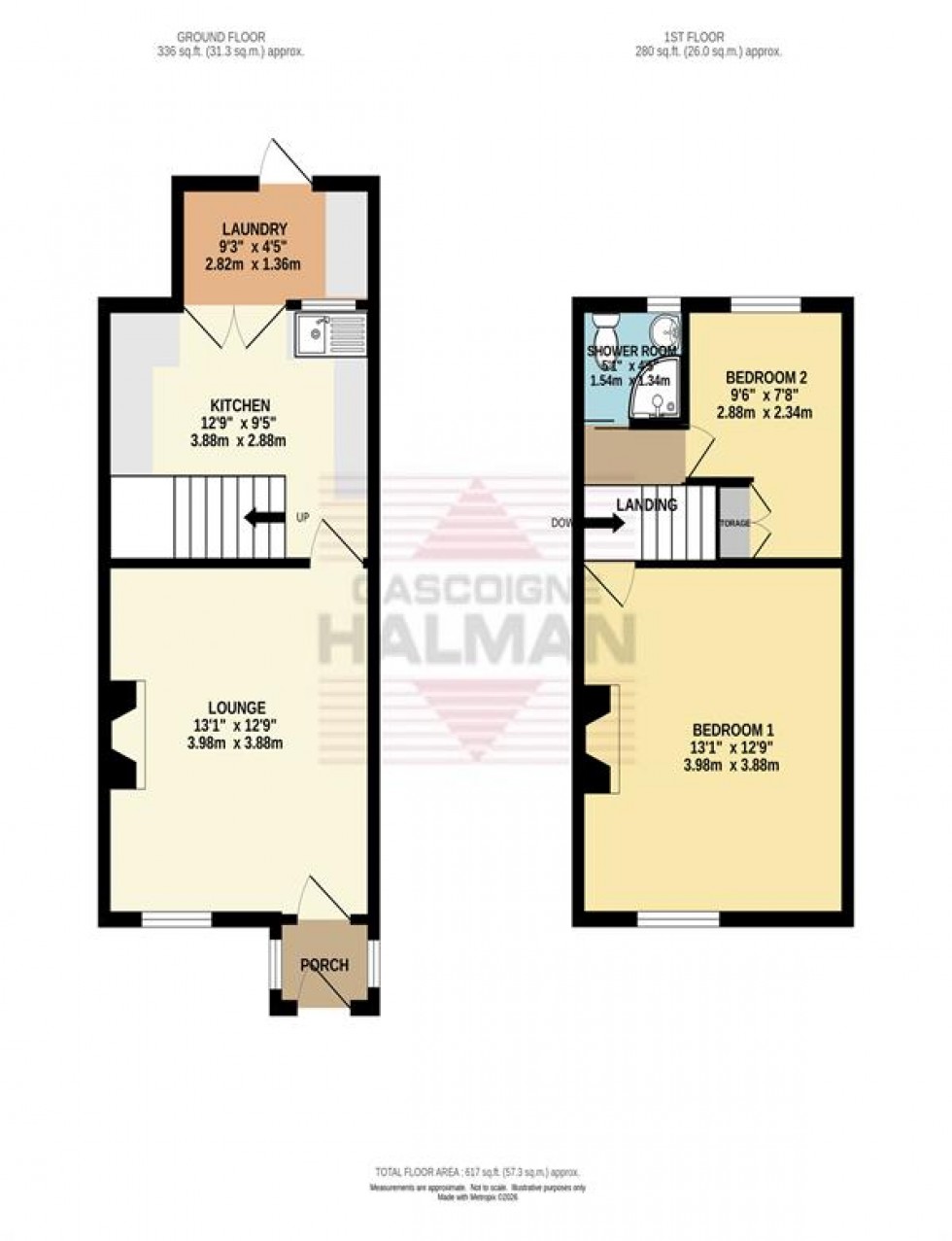 Floorplan for Cottage Lane, Glossop