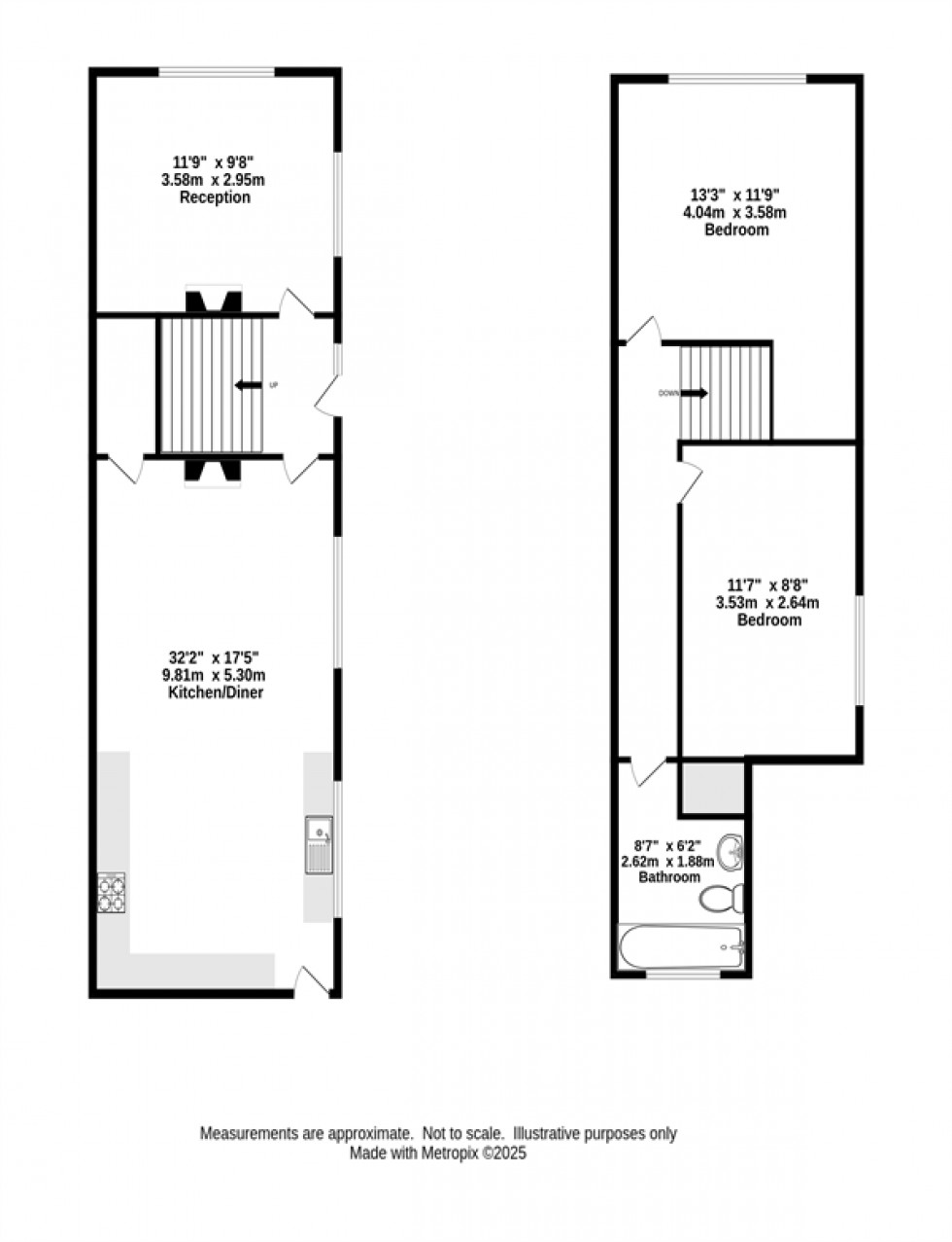Floorplan for Kingsley Road, Frodsham