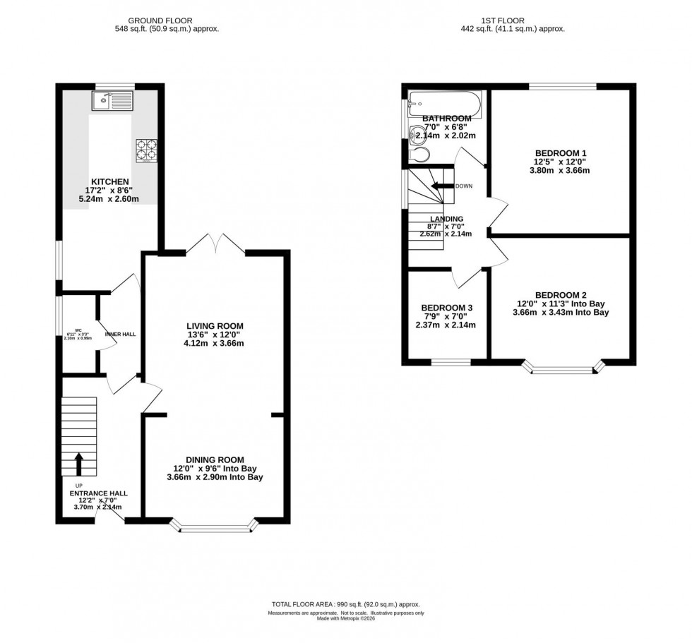 Floorplan for Arthog Road, Didsbury