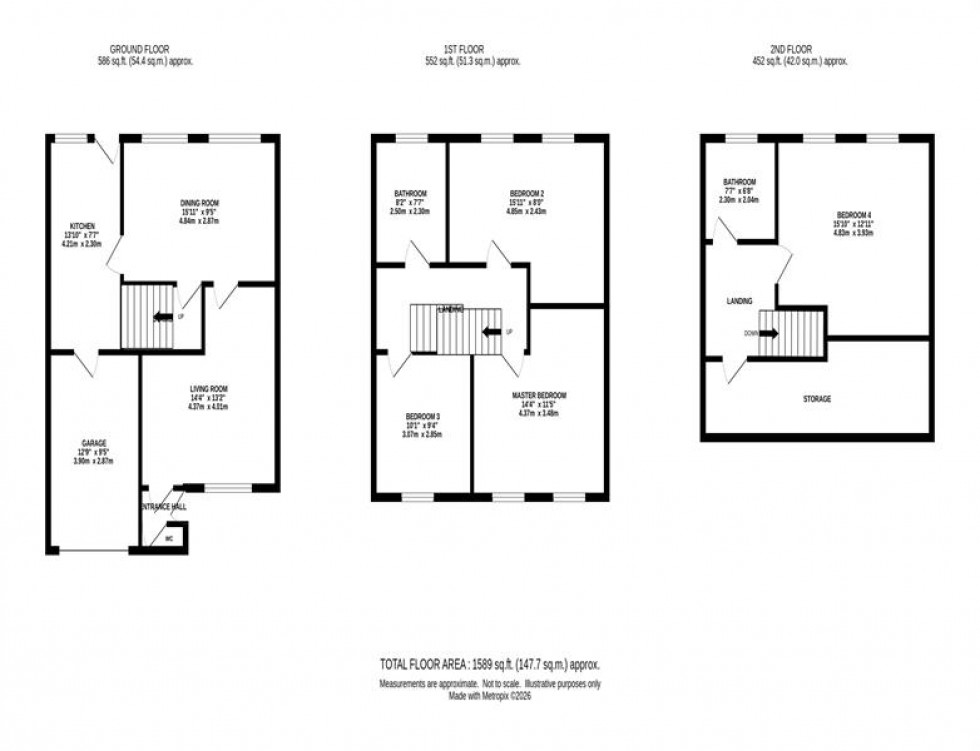 Floorplan for Badger Road, Tytherington, Macclesfield
