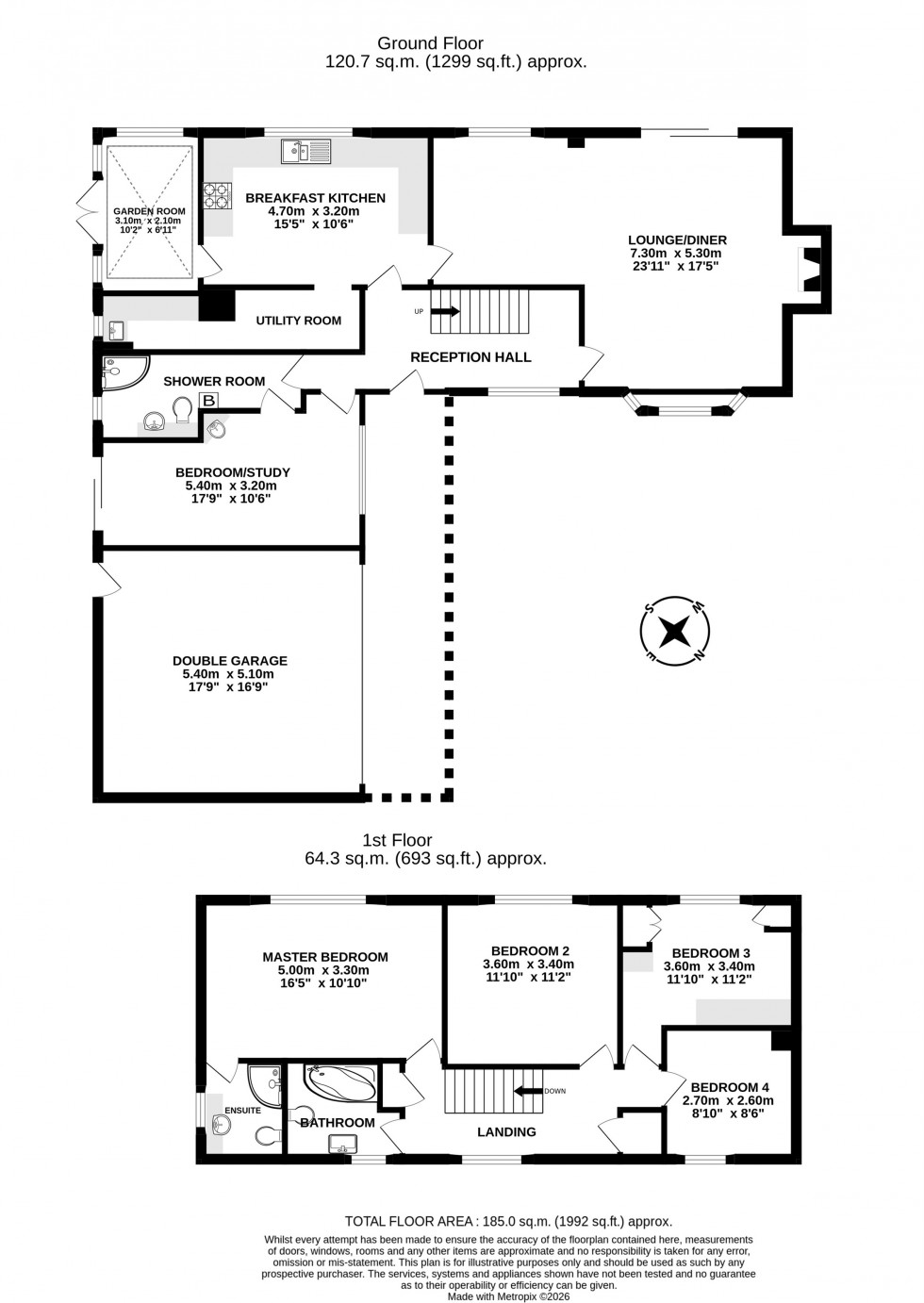 Floorplan for The Coppice, Cuddington, Northwich