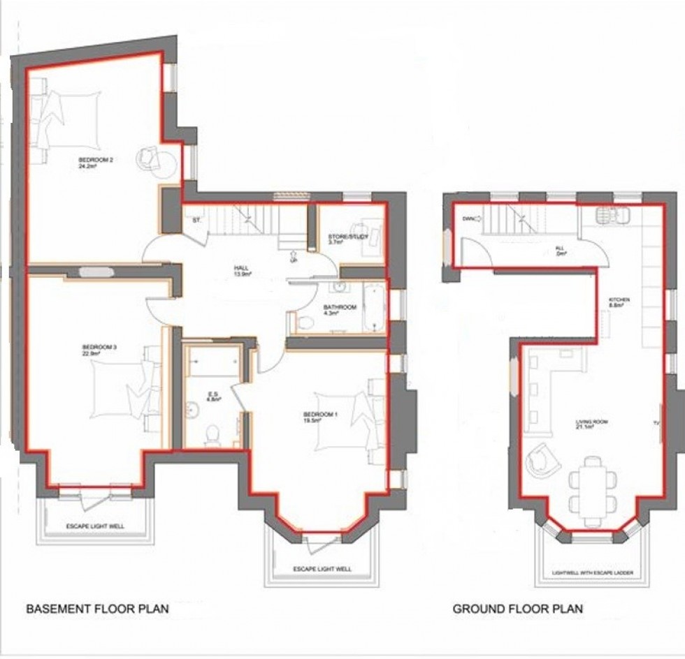 Floorplan for Highfield Avenue, Sale