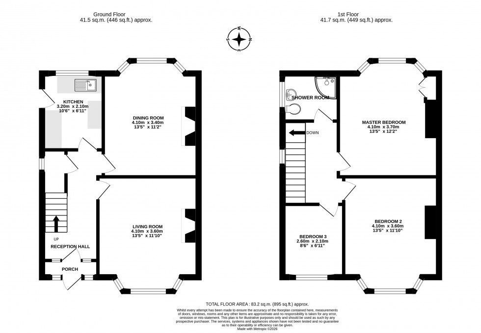 Floorplan for Canadian Avenue, Hoole, Chester